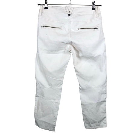 Unisex Lindex - Mittevenivad püksid, suurus 36 - Valge (2)