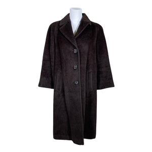 Unisex Manuela Conti - Villane mantel, suurus 36 - Pruun (1)