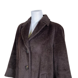 Unisex Manuela Conti - Villane mantel, suurus 36 - Pruun (3)