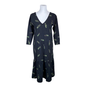 Unisex Aarrelabel - Trikotaažist kleit, suurus 36 - Must (1)