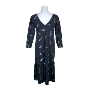 Unisex Aarrelabel - Trikotaažist kleit, suurus 36 - Must (2)