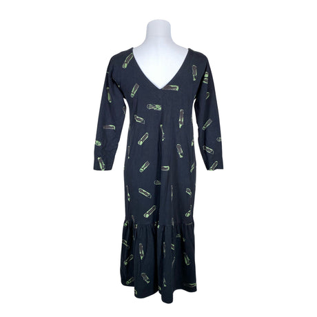 Unisex Aarrelabel - Trikotaažist kleit, suurus 36 - Must (2)