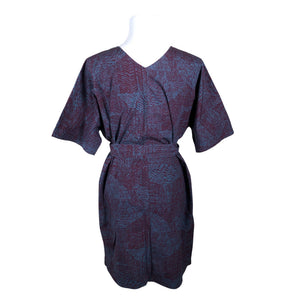 Unisex Marimekko - Mitteveniv kleit, suurus 38 - Veinipunane (2)