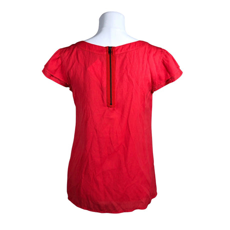 Unisex s.Oliver - Lühikeste käistega pluus, suurus 36 - Punane (2)