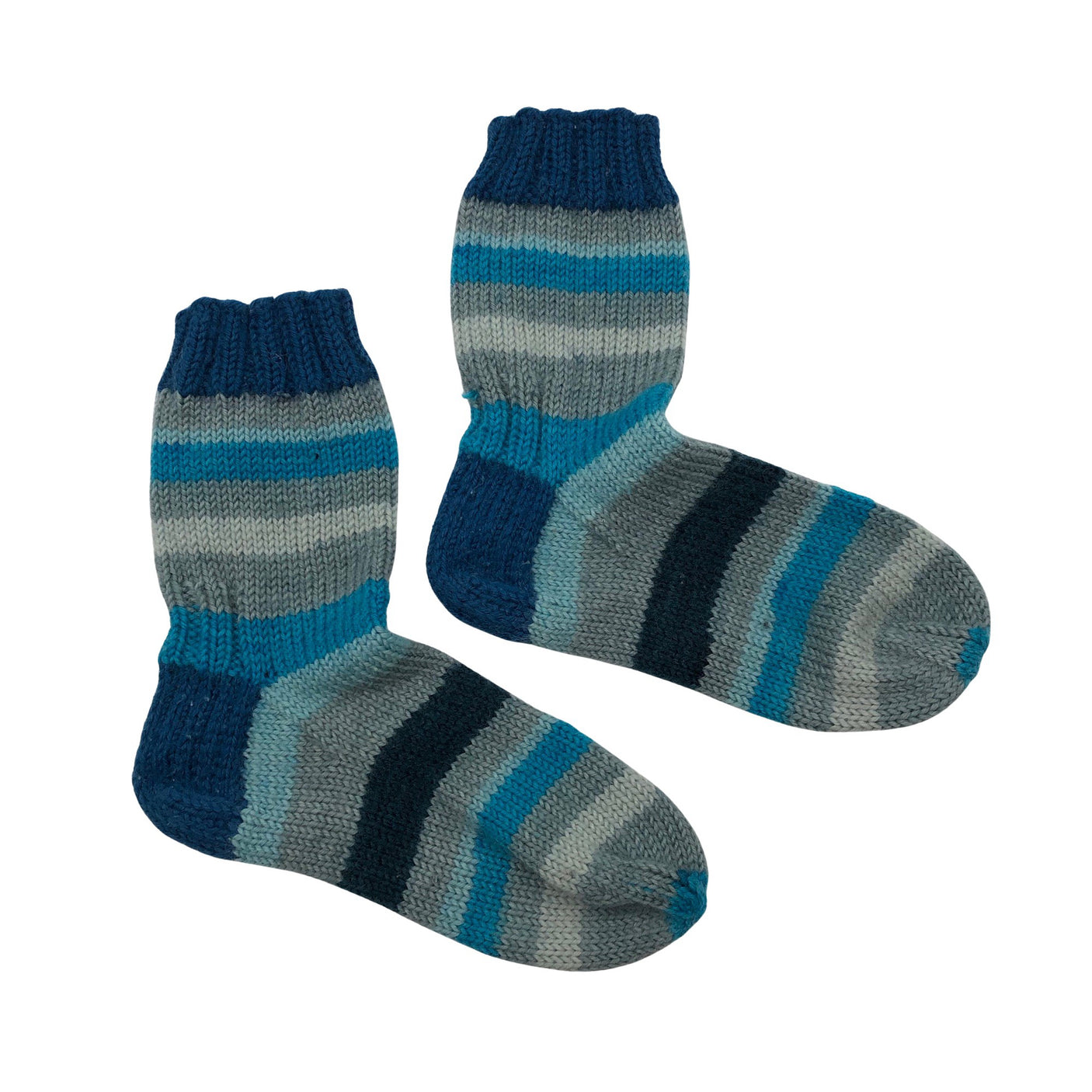 Unisex Handmade - Villased sokid, suurus 34 - Sinine (1)