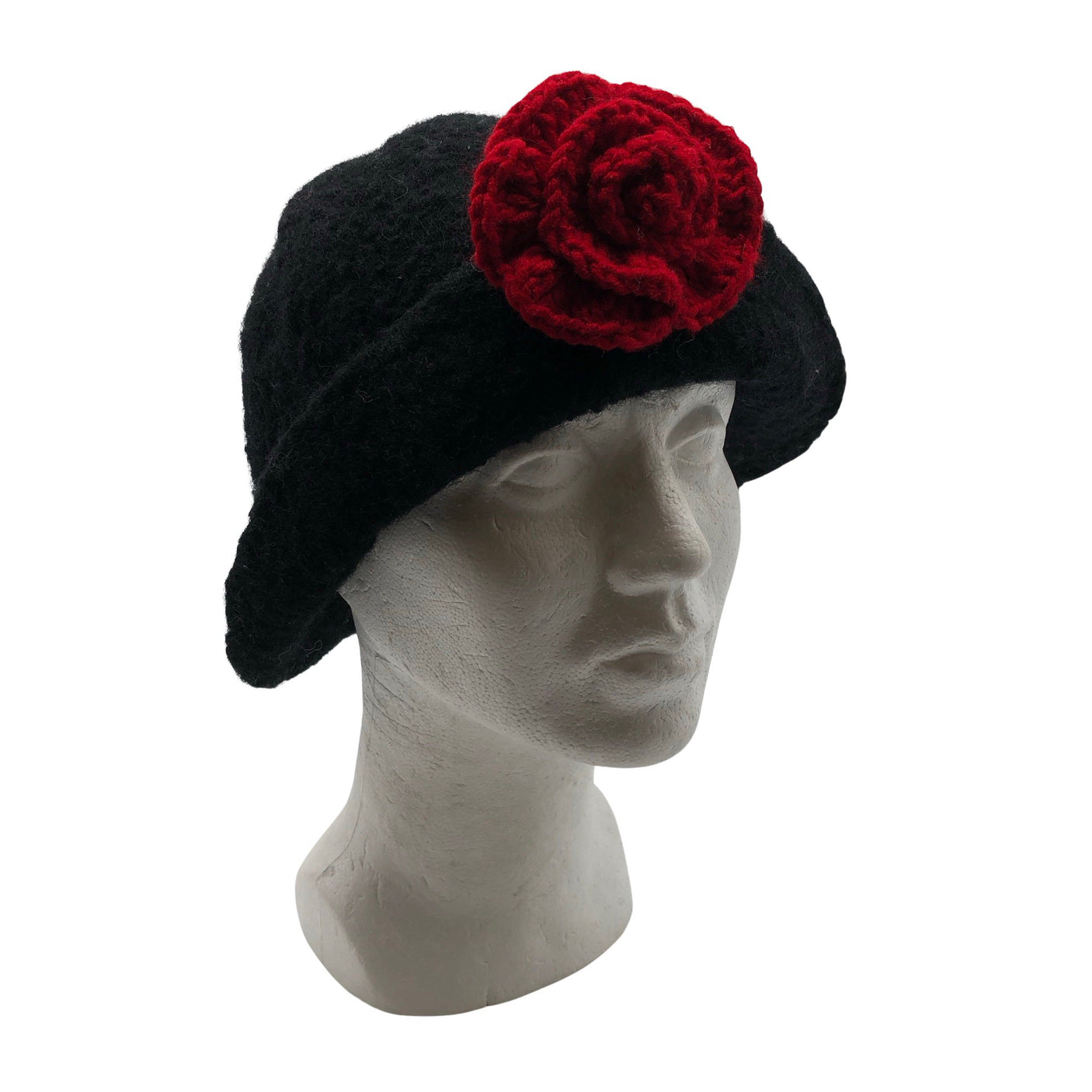 Unisex Handmade - Talvemüts, suurus 58 - 60 cm - Must (1)
