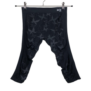 Unisex Kari Traa - Trikotaažist poolpikad püksid, suurus 38 - Must (1)