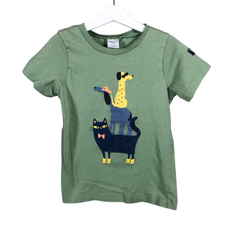 Unisex Polarn O. Pyret - T-särk, suurus 110 - 116 - Roheline ()