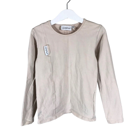 Unisex Gugguu - Trikotaažist pluus, suurus 122 - 128 - Beige ()