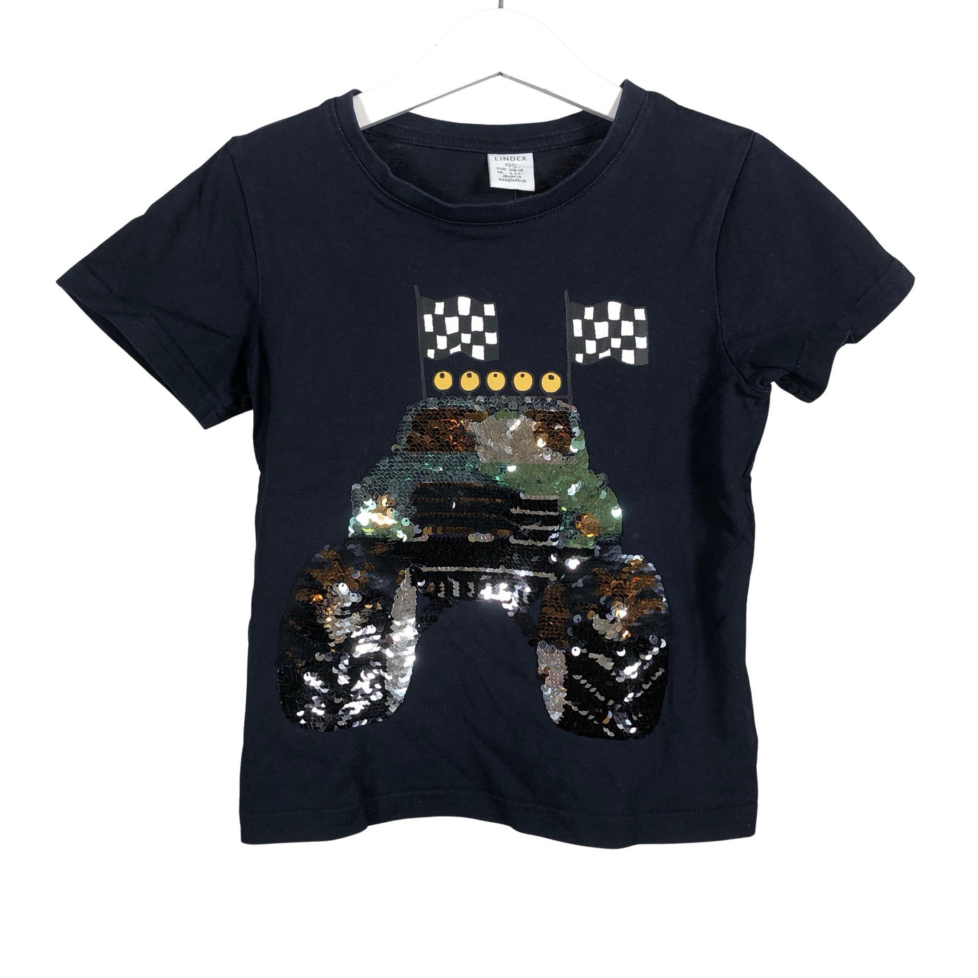 Unisex Lindex - T-särk, suurus 110 - 116 - Sinine (1)