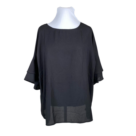 Unisex Capsule - Lühikeste käistega pluus, suurus 52 - Must ()