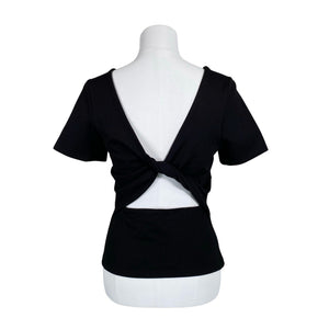 Unisex Selected - Lühikeste käistega pluus, suurus 38 - Must (2)
