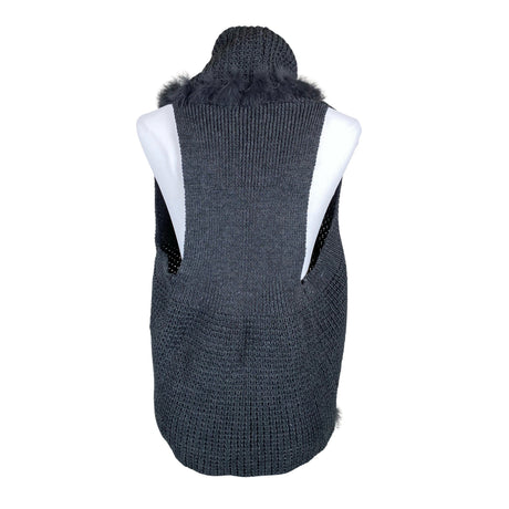 Unisex Soulmate - Kootud vest, suurus 36 - Hall (2)