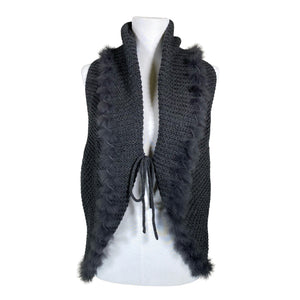 Unisex Soulmate - Kootud vest, suurus 36 - Hall (1)