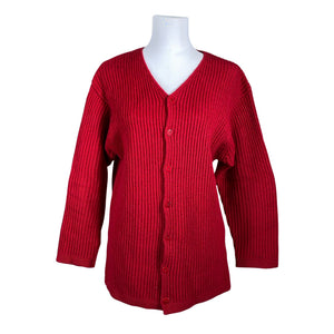 Unisex Jackpot - Kardigan, suurus 40 - Punane (1)