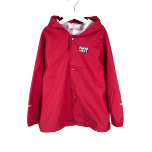 Unisex Rukka - Vihmajope, suurus 128 - 134 - Punane (1)