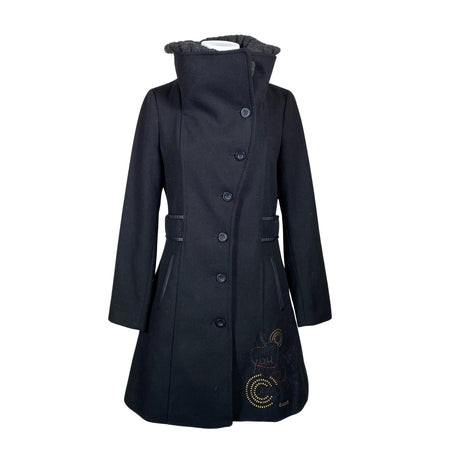 Unisex Desigual - Villane mantel, suurus 40 - Must ()