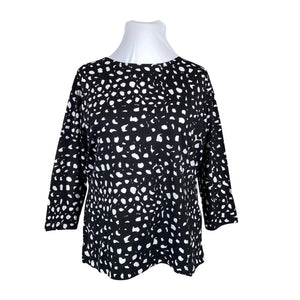 Unisex Marimekko - Trikotaažist pluus, suurus 44 - Must (1)