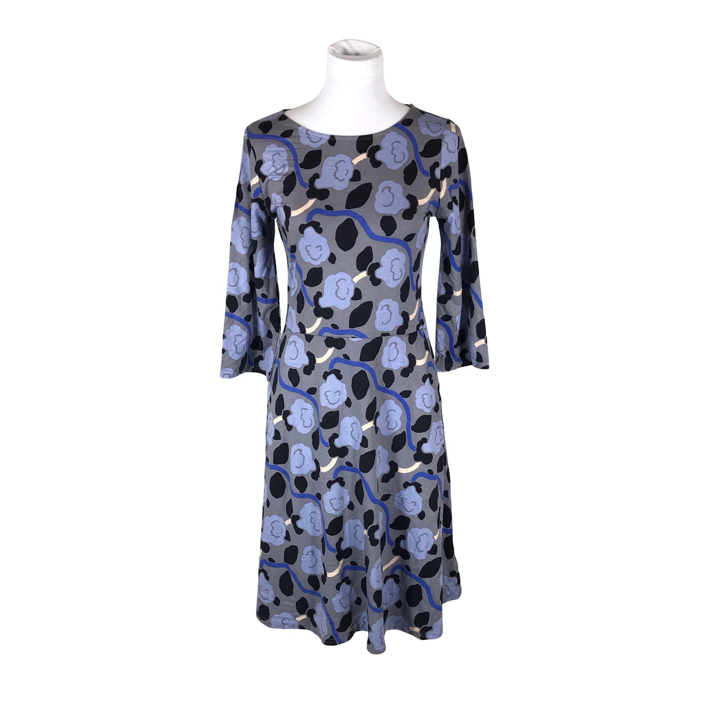 Unisex Nanso - Trikotaažist kleit, suurus 36 - Hall (1)