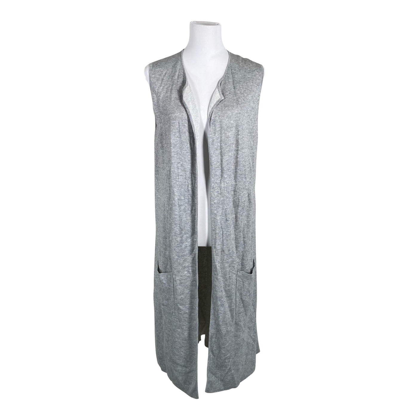 Unisex Repeat - Kootud vest, suurus 40 - Hall (1)