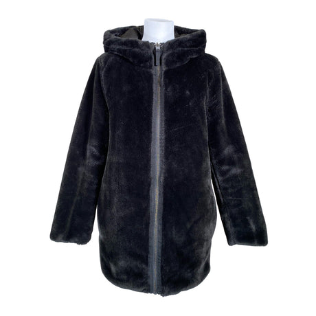 Unisex Esprit - Kunstkarusnahast mantel, suurus 36 - Must ()