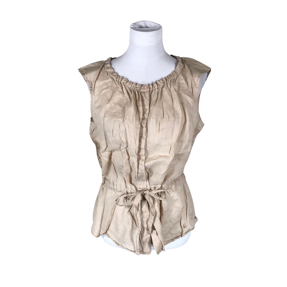Unisex Benetton - Topp, suurus 38 - Beige (1)