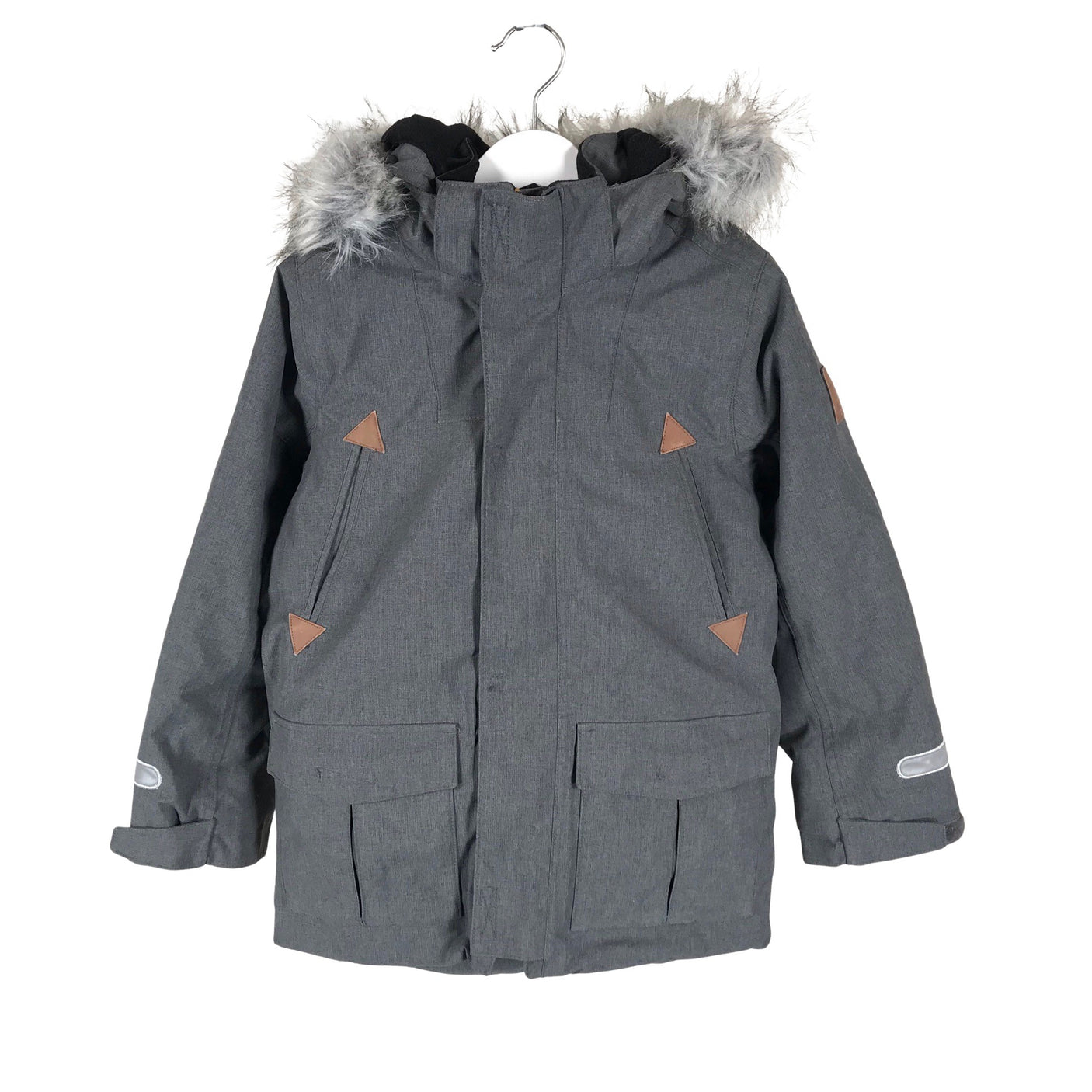 Unisex Polarn O. Pyret - Talvejope, suurus 116 - 122 - Hall (1)