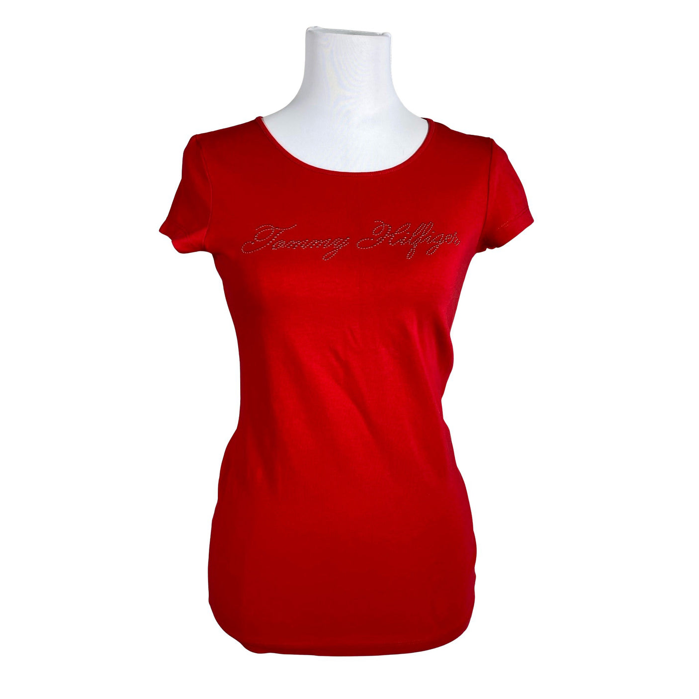 Unisex Tommy Hilfiger - T-särk, suurus 38 - Punane (1)