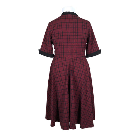 Unisex Daisy Dapper - Mitteveniv kleit, suurus 44 - Veinipunane (2)