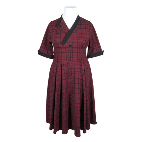 Unisex Daisy Dapper - Mitteveniv kleit, suurus 44 - Veinipunane ()