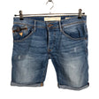 Unisex Guess - Teksast lühikesed püksid, suurus W29 - Helesinine ()