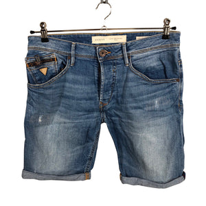 Unisex Guess - Teksast lühikesed püksid, suurus W29 - Helesinine (1)