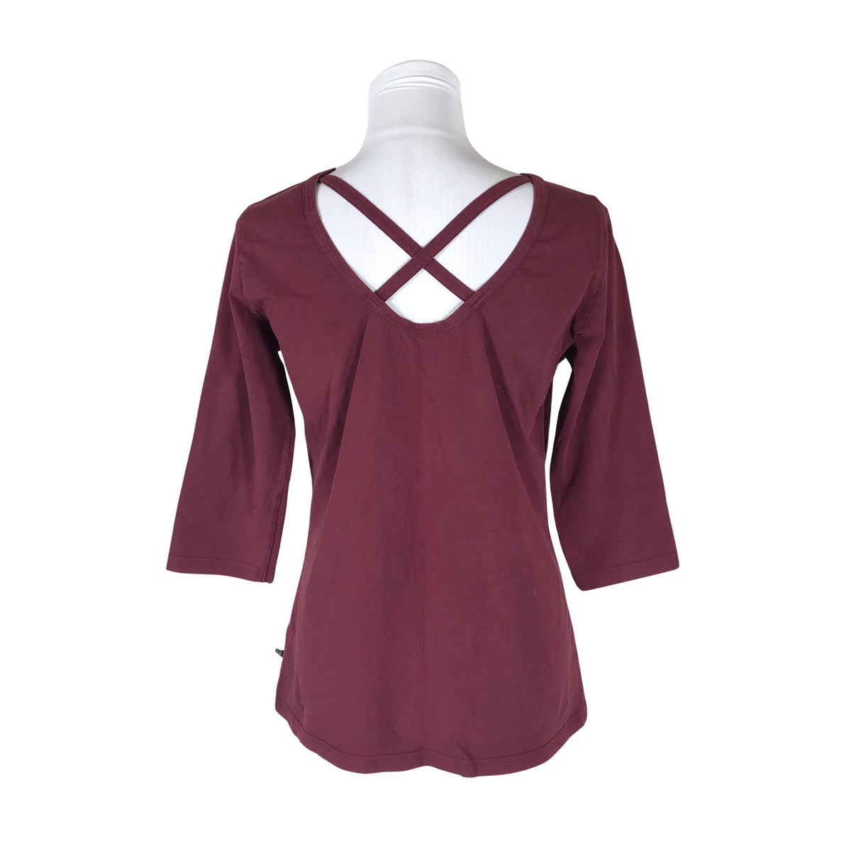 Unisex Kaiko - Trikotaažist pluus, suurus 40 - Veinipunane (2)