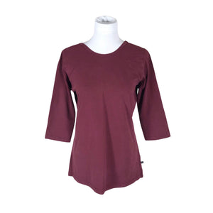 Unisex Kaiko - Trikotaažist pluus, suurus 40 - Veinipunane (1)