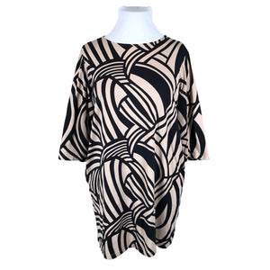 Unisex Marimekko - Trikotaažist tuunika, suurus 44 - Beige (1)