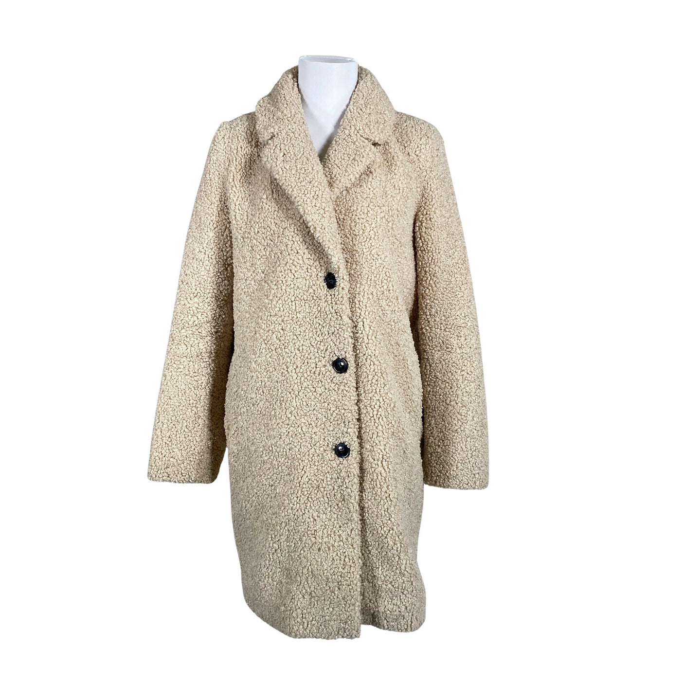 Unisex ROCKANDBLUE - Kunstkarusnahast mantel, suurus 34 - Beige (1)