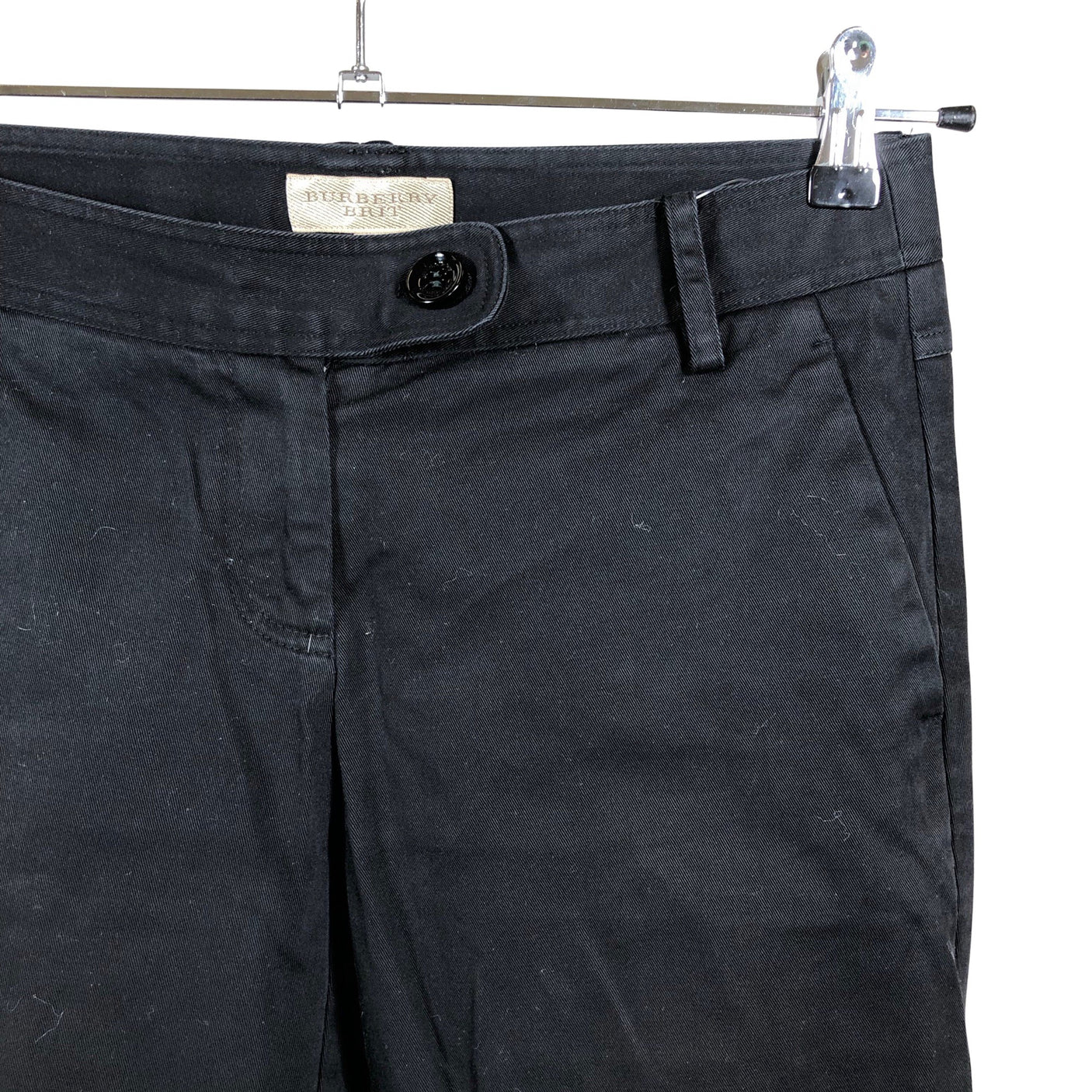 Unisex Burberry Brit - Chino-püksid, suurus 34 - Must (3)
