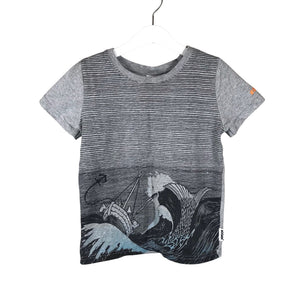 Unisex Martinex - T-särk, suurus 116 - 122 - Hall (1)