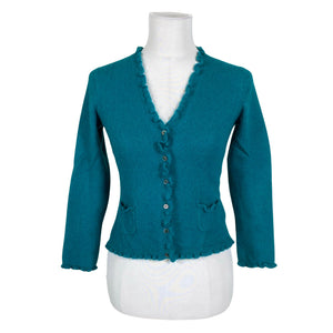 Unisex Lo'x - Kardigan, suurus 36 - Türkiis (1)
