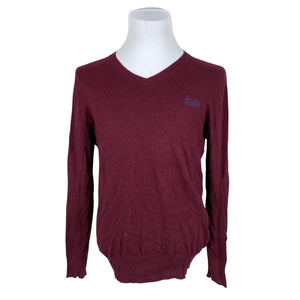 Unisex Superdry - Kampsun, suurus L - Veinipunane (1)