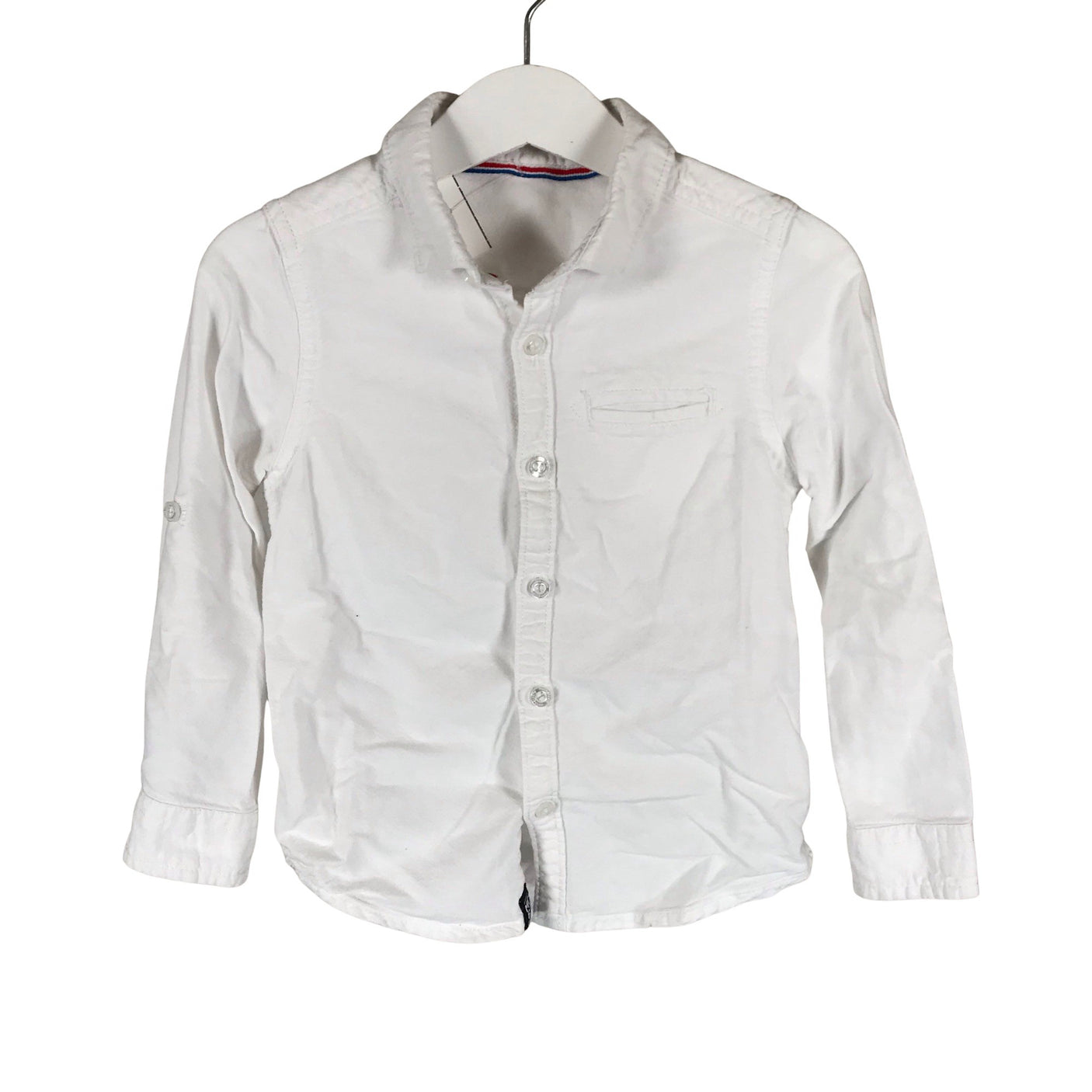 Unisex Mothercare - Triiksärk, suurus 104 - 110 - Valge (1)