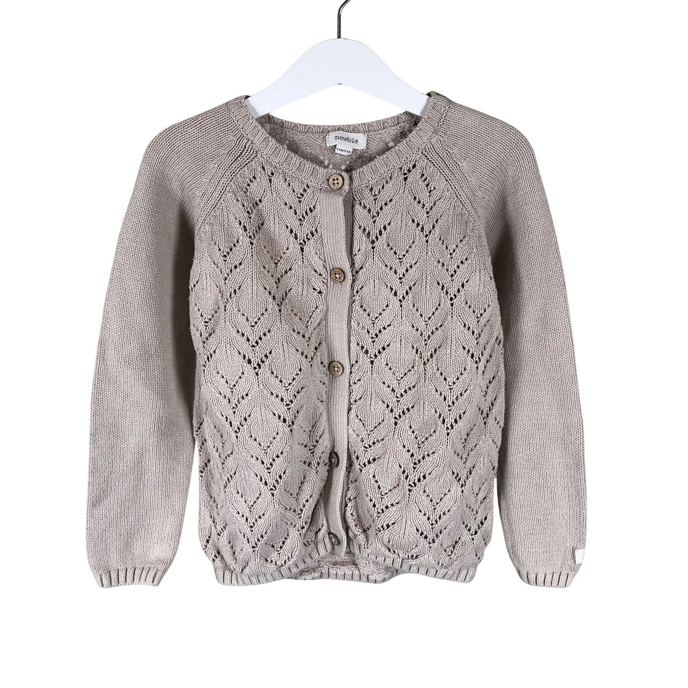 Unisex Newbie - Kardigan, suurus 110 - 116 - Beige (1)