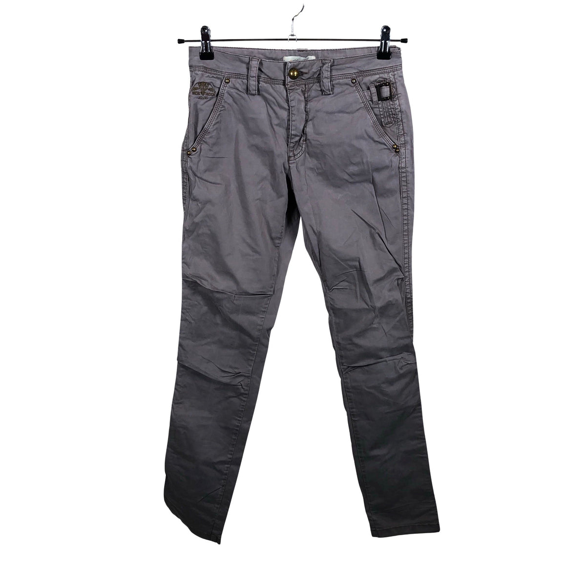 Unisex Mos Mosh - Mittevenivad püksid, suurus 38 - Hall (1)