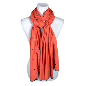 Unisex NOSH - Õhuke sall, suurus Maxi - Oranž (1)