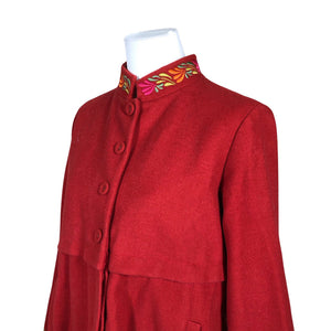 Unisex Gudrun Sjöden - Villane mantel, suurus 38 - Punane (3)