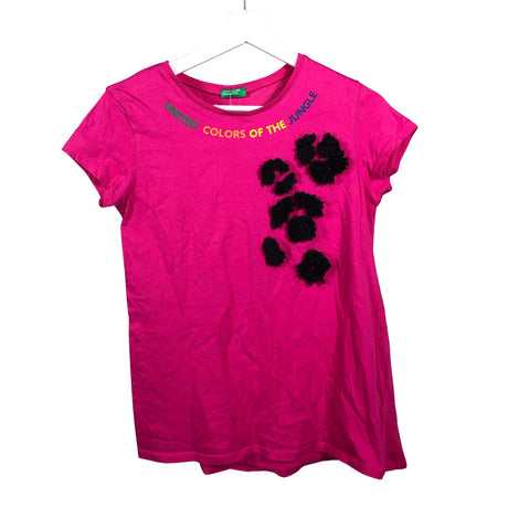 Unisex Benetton - T-särk, suurus 164 - 170 - Roosa ()