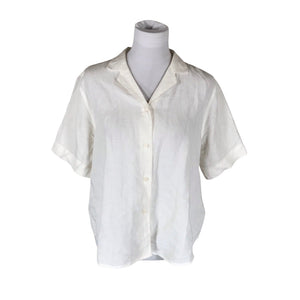 Unisex Uniqlo - Lühikeste käistega pluus, suurus 38 - Valge (1)