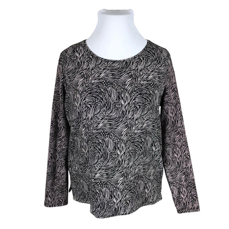 Unisex Nanso - Trikotaažist pluus, suurus 44 - Must ()