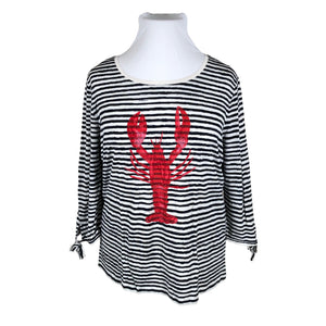 Unisex Comma - Trikotaažist pluus, suurus 42 - Sinine (1)