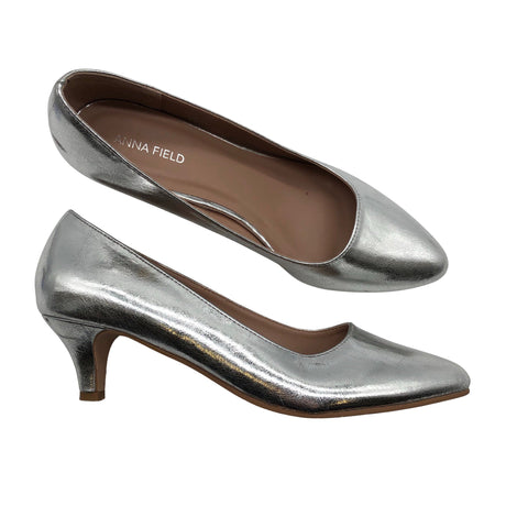 Unisex Anna Field - Pidulikud kontsakingad, suurus 39 - Hõbe ()
